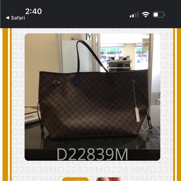 🔥 Louis Vuitton Neverfull GM Damien Ebene Canvas - Picture 16 of 16